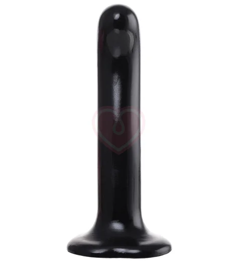 Фаллоимитатор с изгибом и присоской Strap-on-me S чёрный 16,5 см фото 6