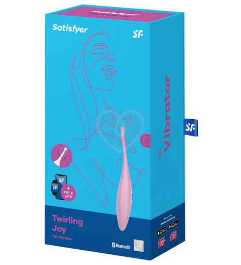 Точечный вибратор Satisfyer Twirling Joy с управлением от приложения розовый фото 6