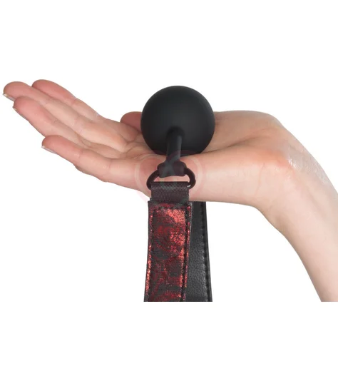 Двусторонний кляп с шариком '50 оттенков серого' Sweet Anticipation фото 3