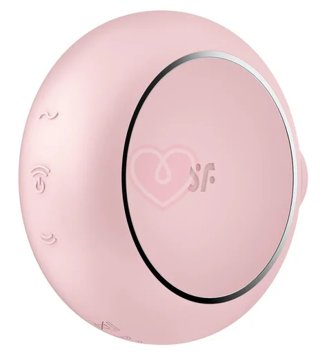 Круглый вакуумный вибростимулятор Satisfyer Pro To Go 3 розовый фото 4