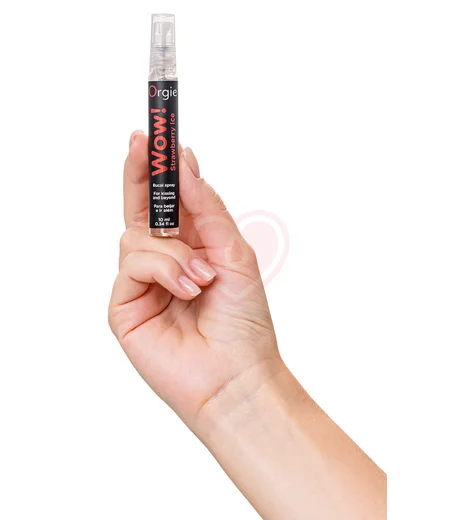 Охлаждающий оральный спрей Orgie WOW! со вкусом клубники 10 мл фото 2