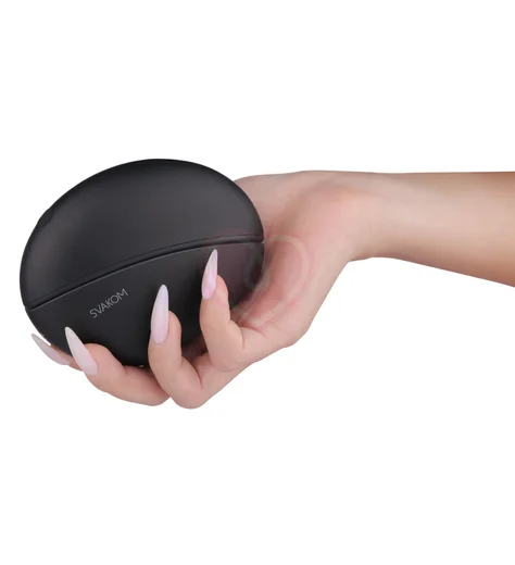 Вакуумный стимулятор Svakom Pulse Galaxie с приложением чёрный фото 5