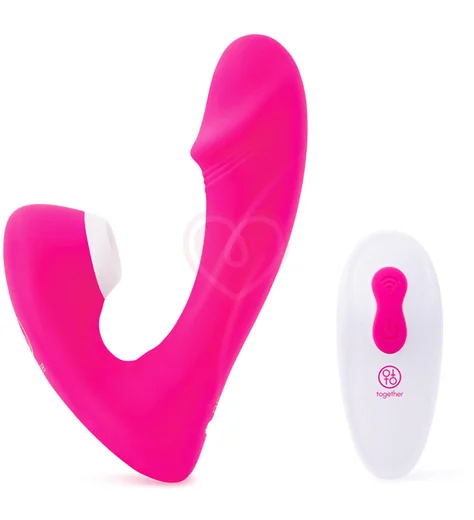 Вакуумно-волновой стимулятор Internal Kisses Together розовый фото 7