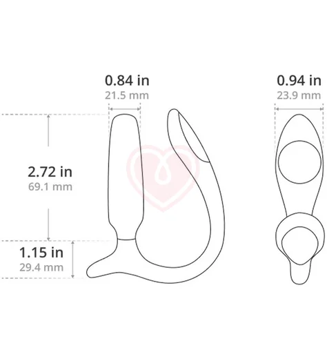 Анальная пробка с клиторальной стимуляцией Lovense Lush Anal фото 6