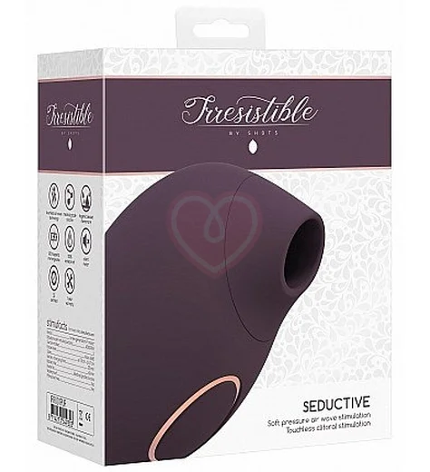 Бесконтактный клиторальный стимулятор Irresistible Seductive фиолетовый фото 5