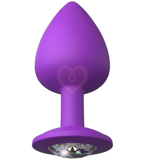 Анальная пробка Her Little Gem Large Plug большая фиолетовая фото 2