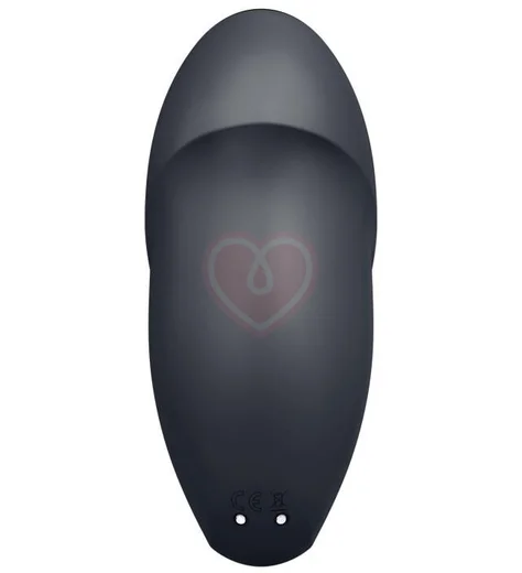 Клиторальный вибратор с функцией жидкого воздуха Tap Climax 1 серый фото 4