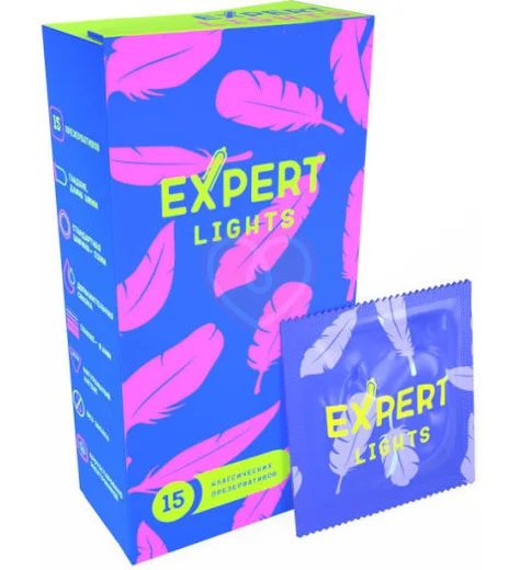 Ультратонкие презервативы Expert Lights 15 шт фото 4