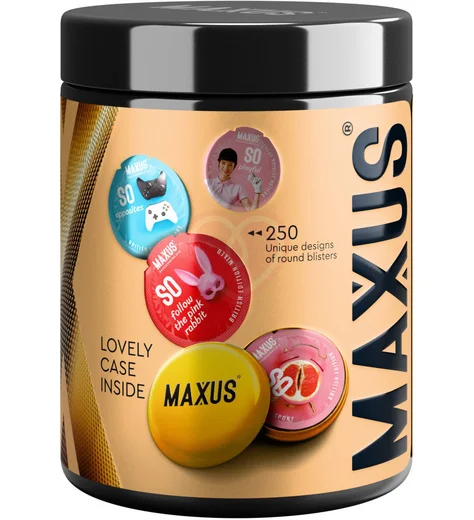 Точечные презервативы Maxus 2000 Amazing Dots 12 шт с кейсом фото 2