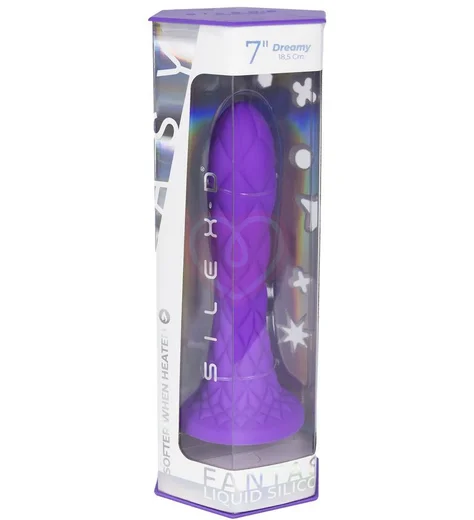 Фаллоимитатор на присоске Silexd Fantasy Line Dreamy фиолетовый фото 5