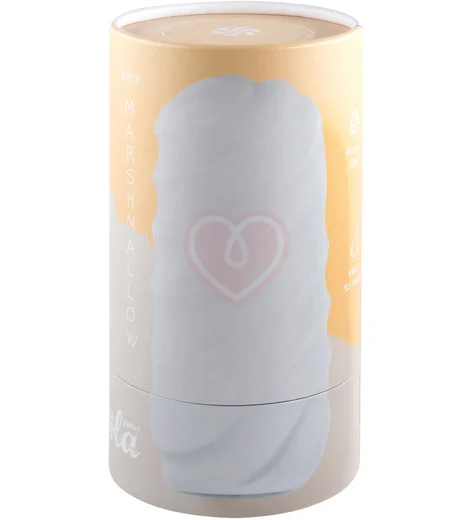 Мастурбатор с двухсторонним рельефом Marshmallow Maxi Juicy белый фото 5