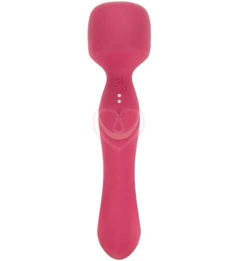 Двусторонний массажёр с нагревом Heating Wand красный фото 3