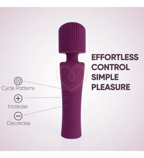 Массажёр Selove PulseWand фиолетовый фото 4