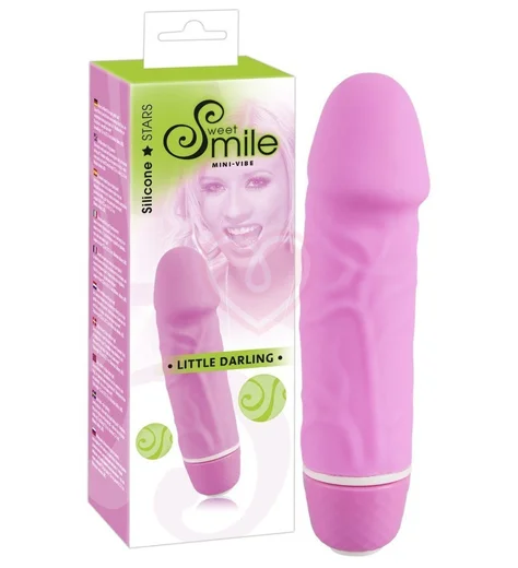 Минивибратор реалистичный Smile Mini Little Darling розовый фото 2