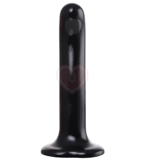 Фаллоимитатор с изгибом и присоской Strap-on-me XL чёрный 20 см фото 4