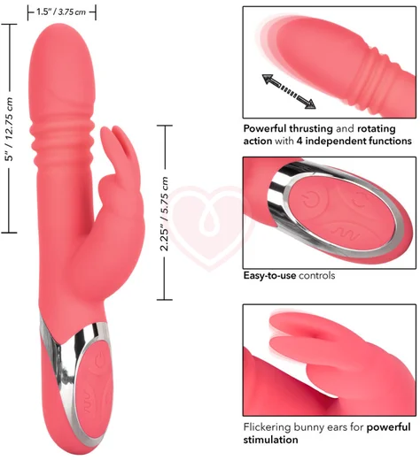 Вибратор-кролик с пульсацией Enchanted Exciter розовый фото 6