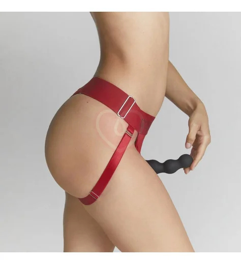 Пояс для страпона Strap-On-Me Lingerie Harness Unique красный фото 6