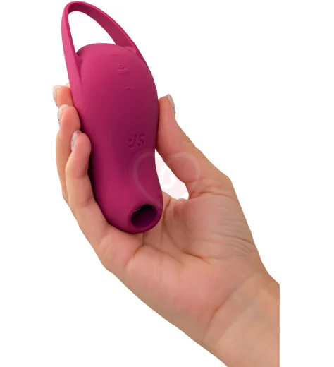 Вакуумый вибростимулятор клитора Satisfyer Pocket Pro 1 бордовый фото 7