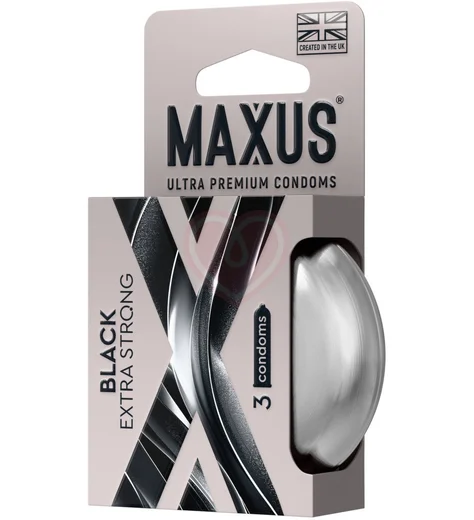 Утолщенные презервативы Maxus Extra Strong 3 шт с кейсом фото 2