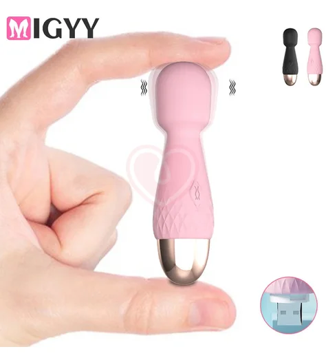 Мини-массажёр Mini Wand розовый фото 2