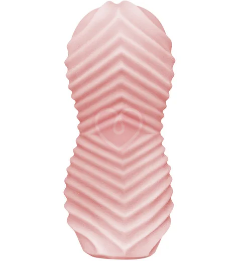 Мастурбатор с двойным рельефом Marshmallow Fuzzy розовый фото 2