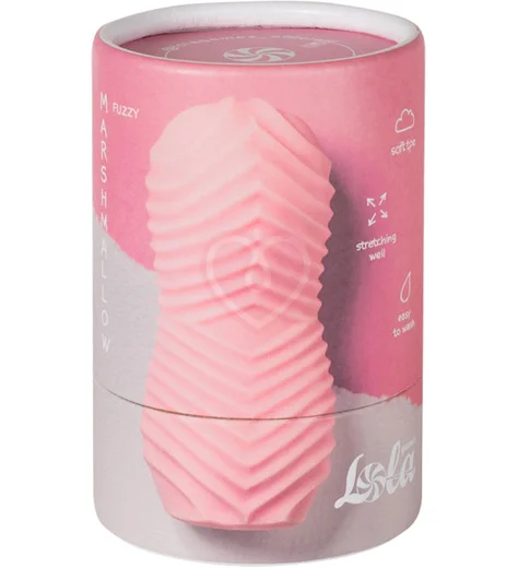 Мастурбатор с двойным рельефом Marshmallow Fuzzy розовый фото 6