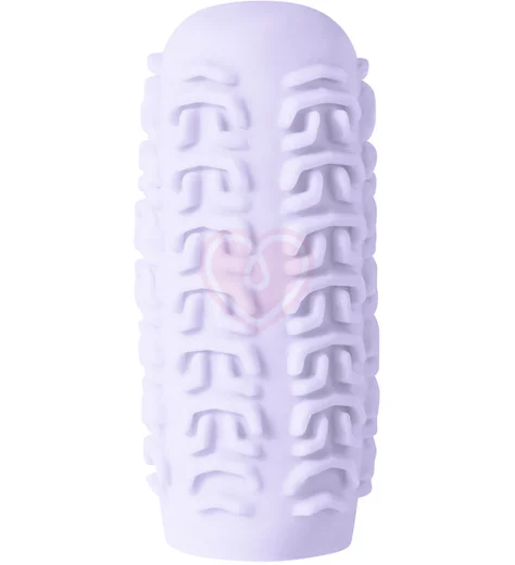 Мастурбатор с двухсторонним рельефом Marshmallow Maxi Sugary фиолетовый фото 3