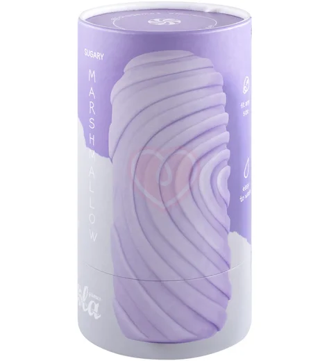 Мастурбатор с двухсторонним рельефом Marshmallow Maxi Sugary фиолетовый фото 6
