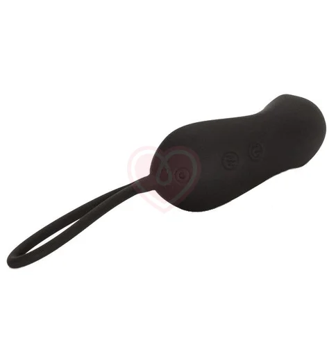 Мини-вибратор с пультом управления Silicone Remote Curve чёрное фото 3