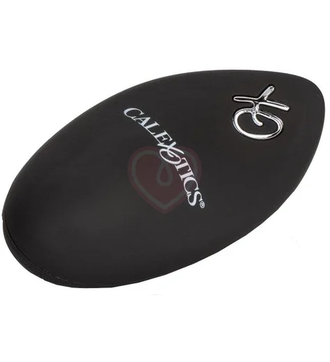 Мини-вибратор с пультом управления Silicone Remote Curve чёрное фото 4