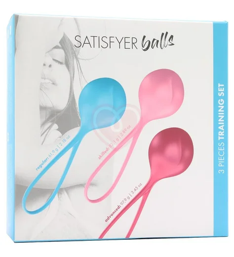 Набор из 3 одинарных вагинальных шариков Satisfyer Balls фото 2