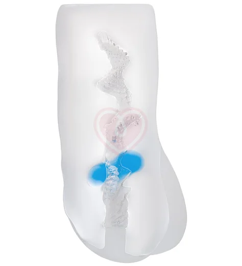 Прозрачный реалистичный мастурбатор ToyFa Juicy Pussy Hot Crystal фото 3