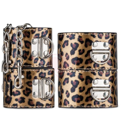 БДСМ-набор из 8 предметов Secret Pleasure Chest Wicked Wildcat леопардовый фото 5