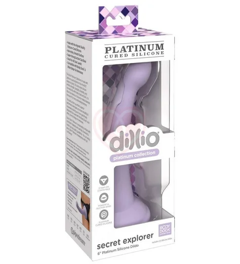 Фаллоимитатор на присоске Secret Explorer сиреневый фото 4