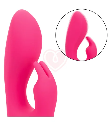 Вибратор со стимулятором клитора So. Cal Sunshine розовый фото 4