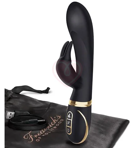 Вибратор-кролик с нагревом Fredericks чёрный фото 2