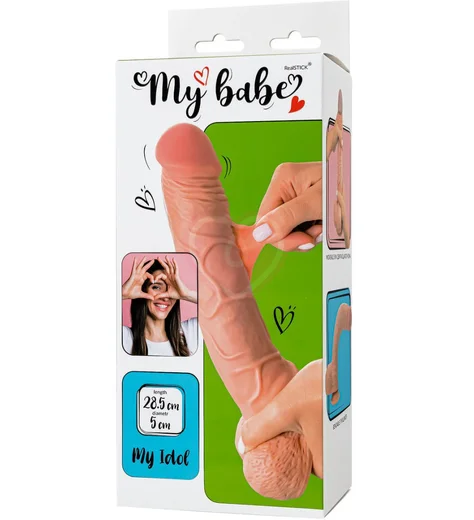 Реалистичный фаллоимитатор на присоске My Babe My Idol фото 11