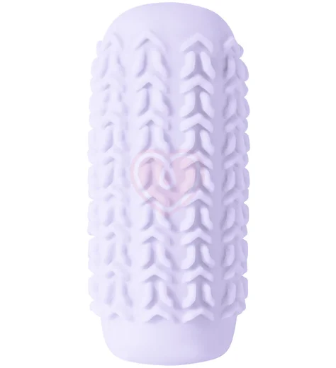 Мастурбатор с двухсторонним рельефом Marshmallow Maxi Candy фиолетовый фото 2