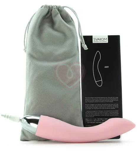 Вибратор Svakom Amy 6 режимов вибрации розовый фото 3