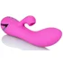 Вибратор с вакуумным клиторальным стимулятором Malibu Minx розовый фото 5