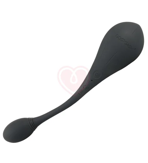 Вибратор для тройной стимуляции с пультом Go Gasm чёрный фото 5