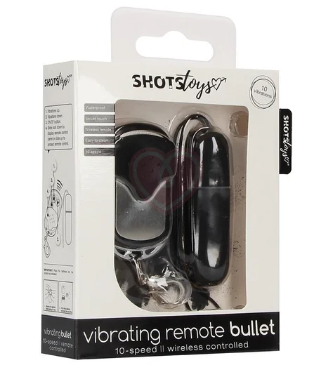 Вибропуля с пультом управления Remote Vibrating Bullet чёрная фото 4