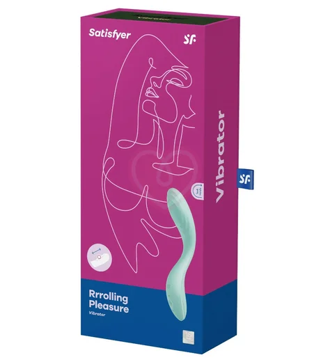 Вибратор Satisfyer Rrrolling Pleasure с движущимся шариком мятный фото 6