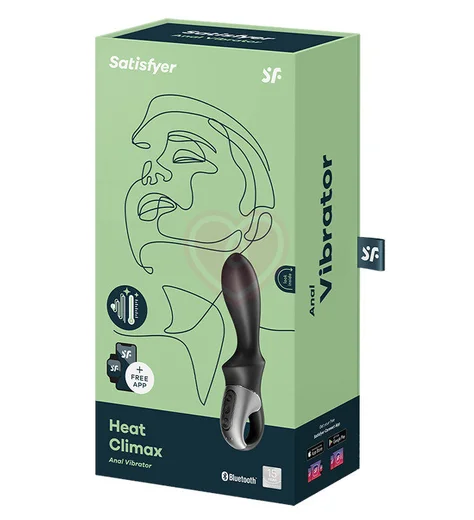 Вибратор-унисекс Satisfyer Heat Climax с функцией нагрева и приложением фото 4