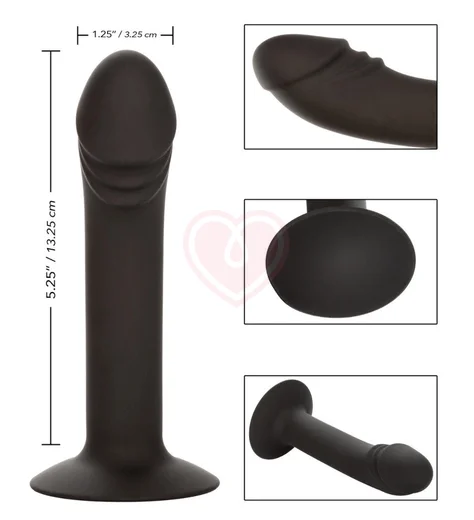 Изогнутый фаллоимитатор на присоске Silicone Curved Anal Stud фото 2