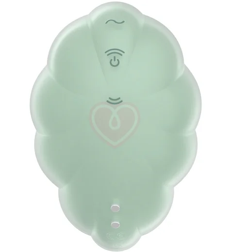 Вакуумный вибростимулятор Satisfyer Cloud Dancer мятный фото 4