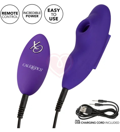 Вакуумный стимулятор клитора Lock-N-Play Suction Panty Teaser с пультом фиолетовый фото 12