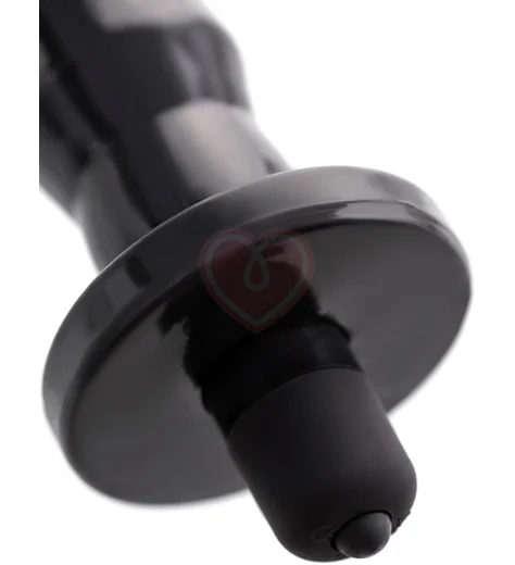 Анальная пробка с вибрацией Toyfa Popo Pleasure Lacerta чёрная фото 2