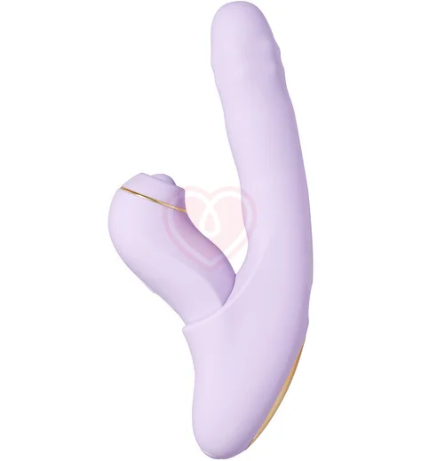 Вибратор со стимулятором клитора Svakom DuoGlow с приложением лиловый фото 2