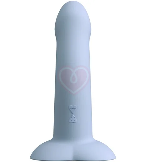 Вибратор с присоской в виде сердца Heart Guy голубой фото 2
